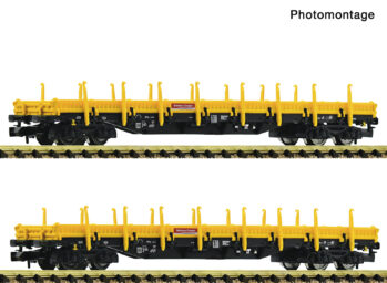 Fleischmann 6660203 - 2-tlg. Set: Rungenwagen, DB AG
