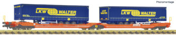 Fleischmann 6660212 - Doppeltaschen-Gelenkwagen T3000e, Wascosa