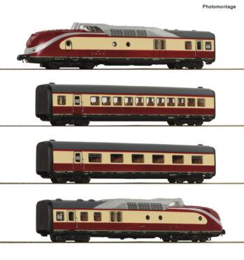 Roco 7710025 - 4-tlg. Set: Dieseltriebzug BR 601, DB