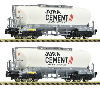 Fleischmann 6660090 - 2-tlg. Set: Silowagen, Wascosa/Jura Cement