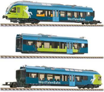 Liliput L133862 Spur H0 3-tlg. Elektro-Triebzug "FLIRT" der WestfalenBahn, Epoche VI