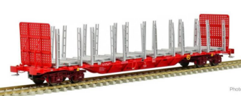 Sudexpress S4552018 - Sgnss Takargo 018 60 container wagon Innofreight Timber Stanchions