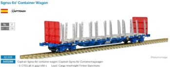 Sudexpress S4552068 Captrain Containerwagen Sgnss60 Ep.6