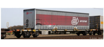 Sudexpress S4576088 Spur H0 Containertragwagen Sgnss 60 der Wascosa, Epoche VI